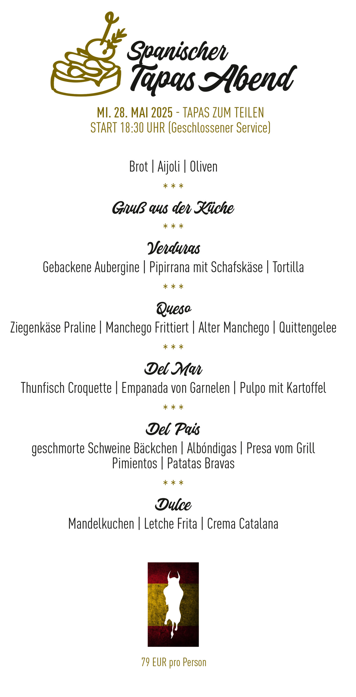 Haus Gerbens Tapas-Abend